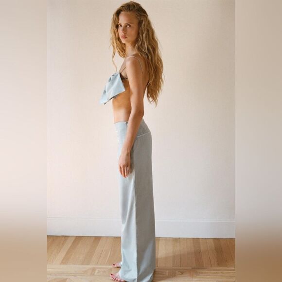 NWT ZARA SATIN EFFECT parts - Picture 9 of 10